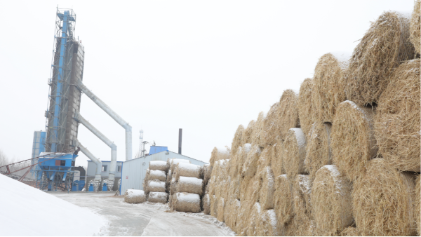 煤炭?jī)r(jià)格高，烘糧利潤(rùn)低，吉林大安市500噸糧食烘干塔改用秸稈大包直燃鍋爐，每天省3萬(wàn)